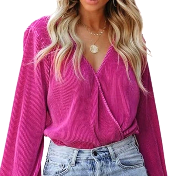 Cupshe Peasant Sleeve Top - Picture 1 of 1